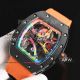 replica richard mille RM 68-01 Tourbillon Cyril Kongo Watch black ceramic case yellow velcro strap (5)_th.jpg